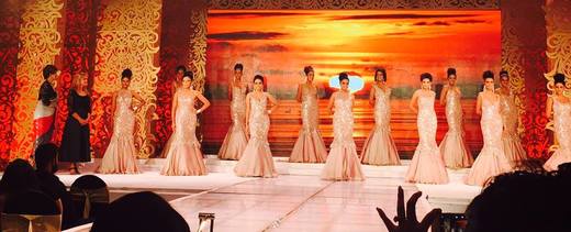 The delegates of Miss World Sri lanka 2015 at the grand finale