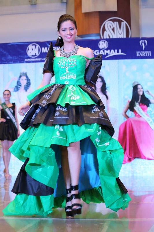 A contestant form the Miss Earth Philippines 2015