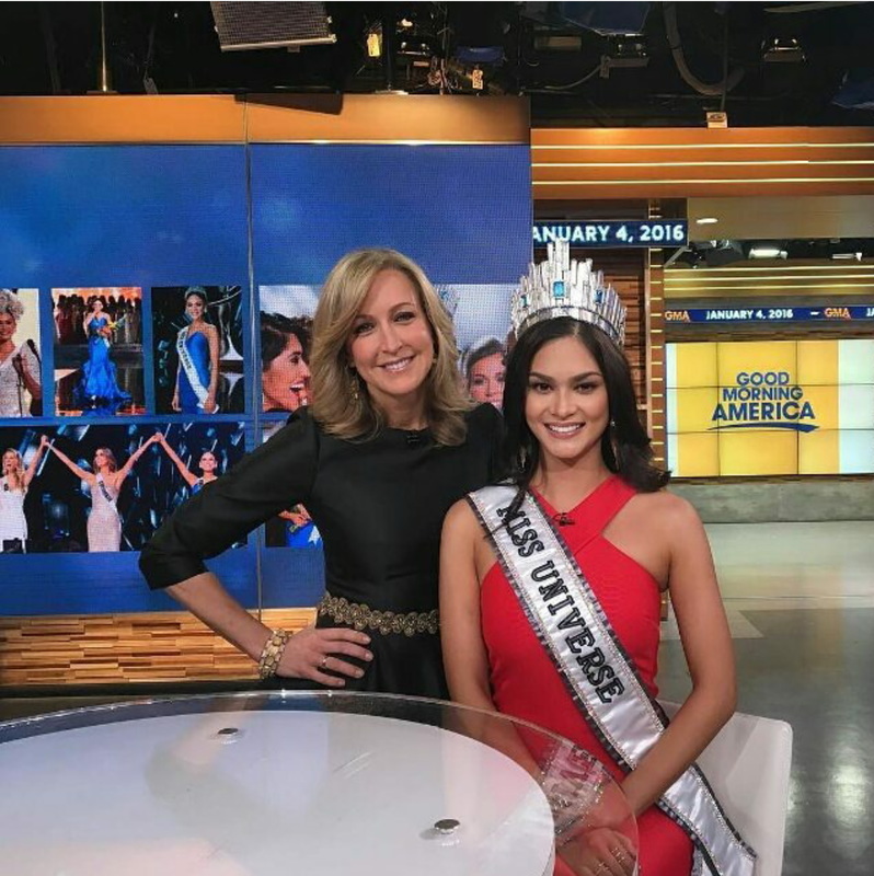 Pia Wutzbach with Good Morning America
