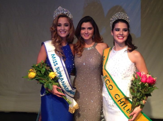 Valentina Schnitzer Our New Miss SupranationalChile 2015 and to Nicole Scott, Miss Eco Chile 2015!