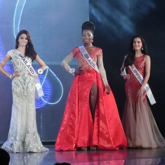 The Top 3 Finalists at Miss International Queen 2015