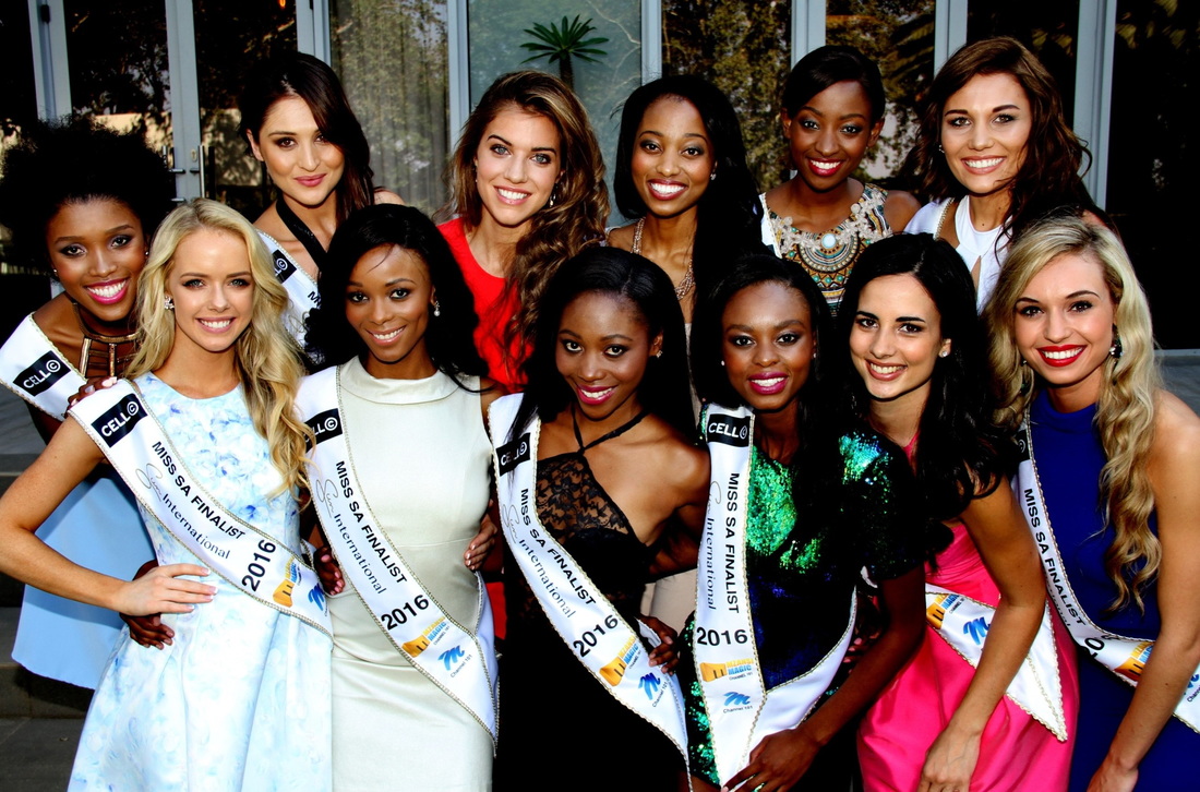 Miss SA 2016 top 12 finalists - Photo by Yolanda van der Stoep