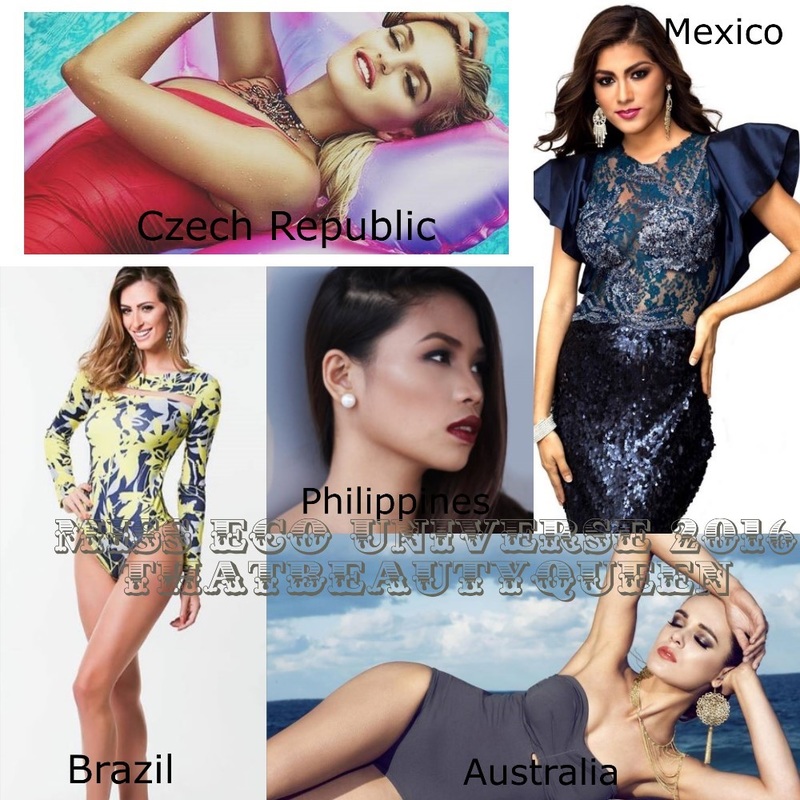 Delegates of Miss Eco Universe 2016