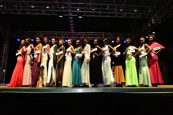 Finalists of Miss Rwanda 2016