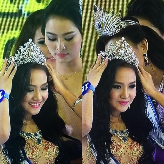 2nd runner up of Miss Myanmar World 2015 MMW18  Nang sandar Hla Htu