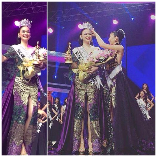 Winner Puteri Indonesia 2016, Kezia Roslin Cikita Wurouw crowned by outgoing queen Anindya Kusuma Putri, Puteri Indonesia 2015