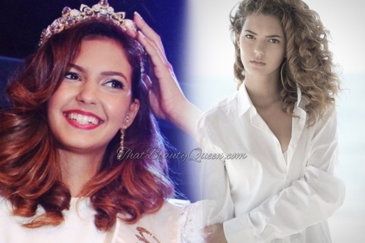 Left: Avigail Alfatov ,  Miss Universe Israel 2015  and Maayan Keren , Miss World Israel 2015 on left