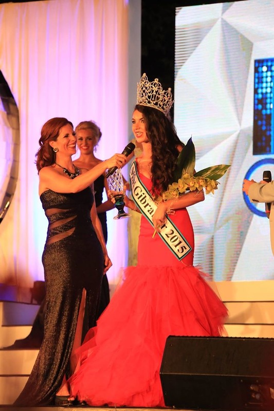 Winner of Miss Gibraltar 2015 Hannah Bado