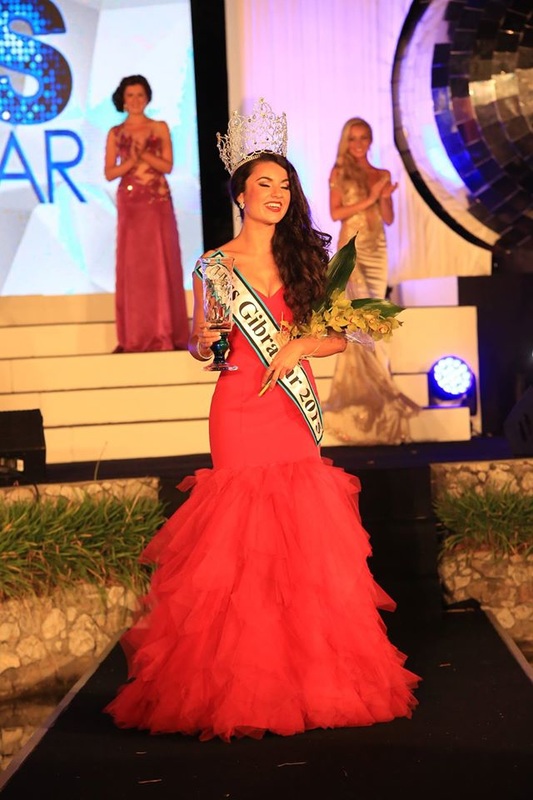 Winner of Miss Gibraltar 2015 Hannah Bado