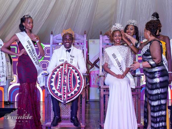 Mr. & Miss World Kenya 2016 Roshanara Ebrahim from Nairobi & Kevin Owiti from Siaya