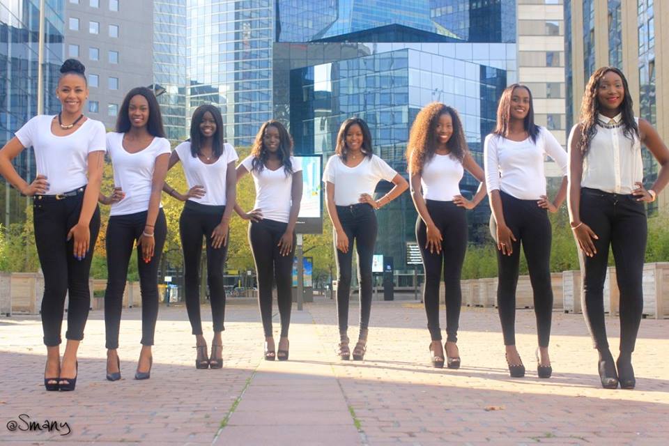 Delegates of Miss Senegal-France 2016