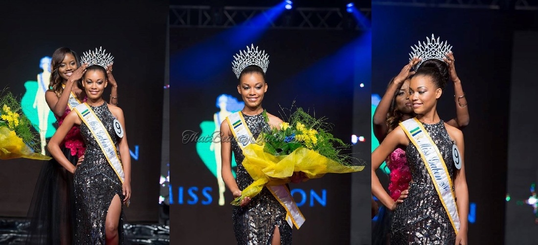 Reine Ngotala - Miss gabon winner 2015
