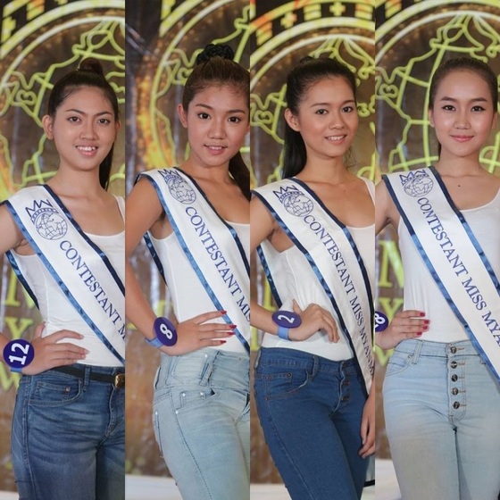Miss World Myanmar  2015 contestants