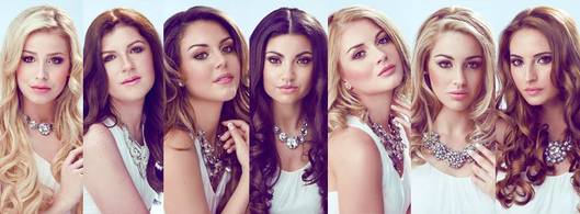 Finalists of Miss Gibraltar 2015