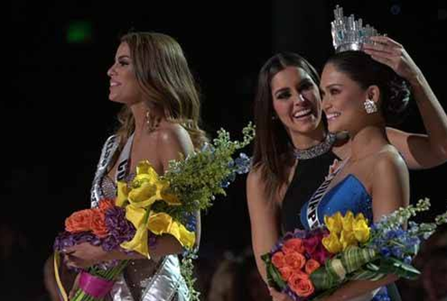 Miss Universe 2015 is Pia Alonzo Wurtzbach, First runner up Adriadna Guiterrez from Colombia