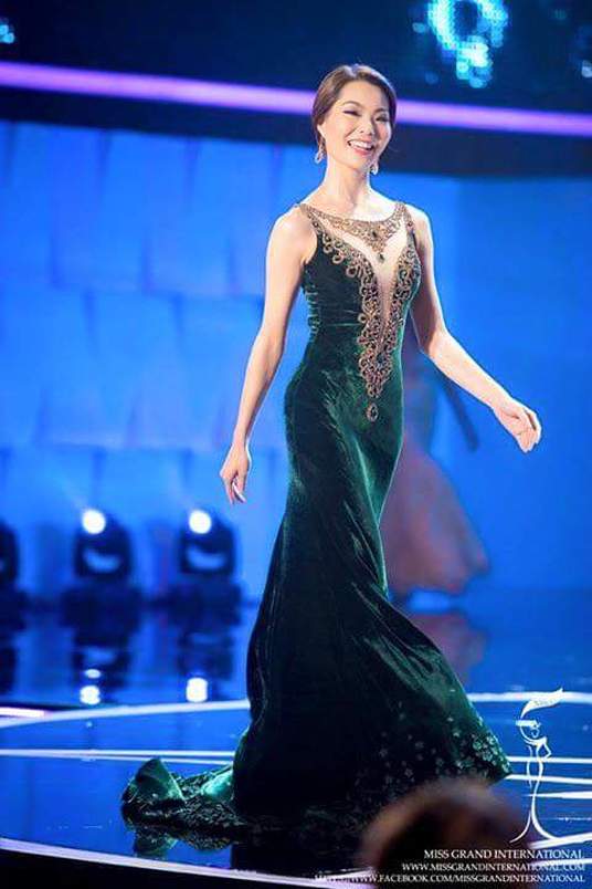 Best in Evening Gown - Miss Grand Japan 2015 - Ayaka Tanaka