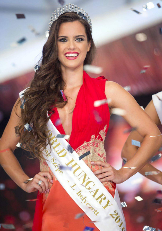 Winner of Miss World Hungary 2016 Tímea Gelencsér 
